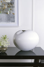 Milan White Sculptural Vase